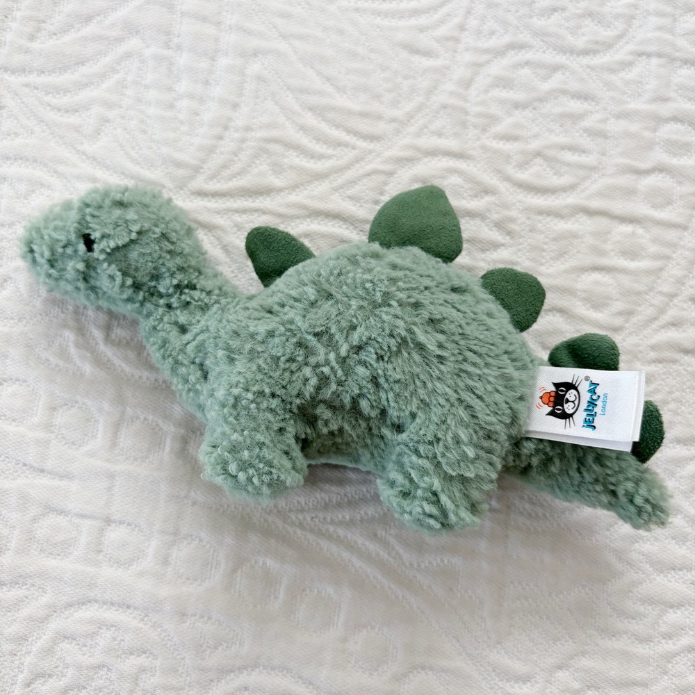 Jellycat RETIRED Mini Fossilly Stegosaurus 7.5" Plush